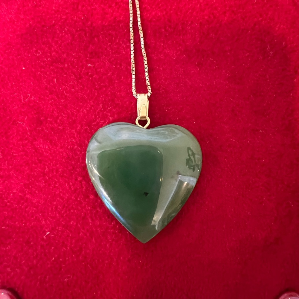 Jade Heart Pendant